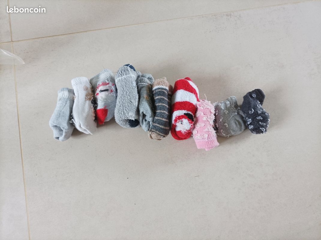 Lot de 10 paires de chaussettes taille 17/18 (image 1)