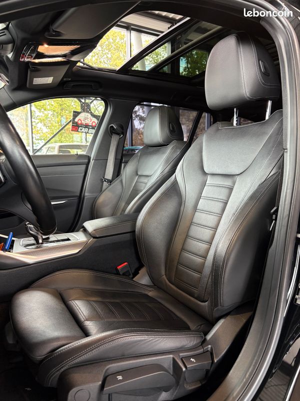 BMW Série 3 Touring M Sport 320d 190CH Full Black Toit ouvrant Feux laser Apple Carplay Caméra 19P Garantie 6 ans suivi complet BMW 479/mois (image 4)