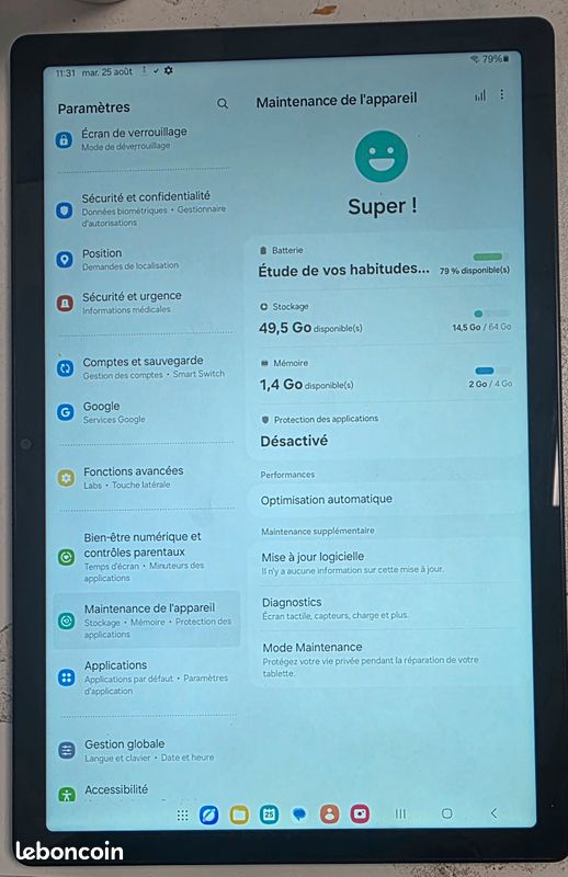 Tablette Samsung Galaxy Tab A8 (image 2)