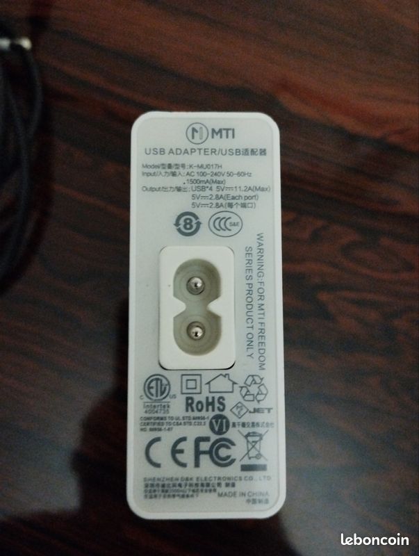 Turbo chargeur USB adaptateur (image 5)