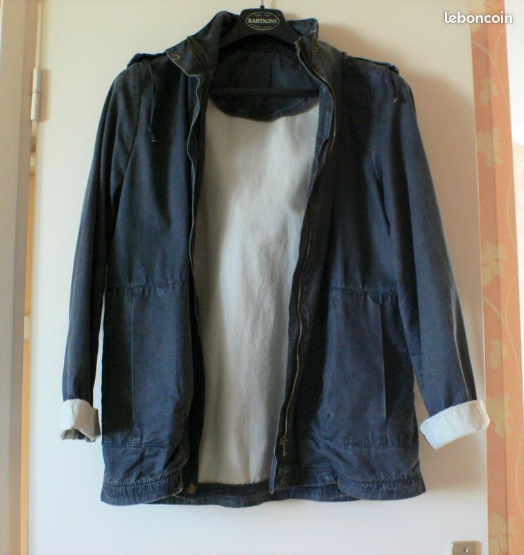 Veste blouson marine – femme – t 40 (image 3)