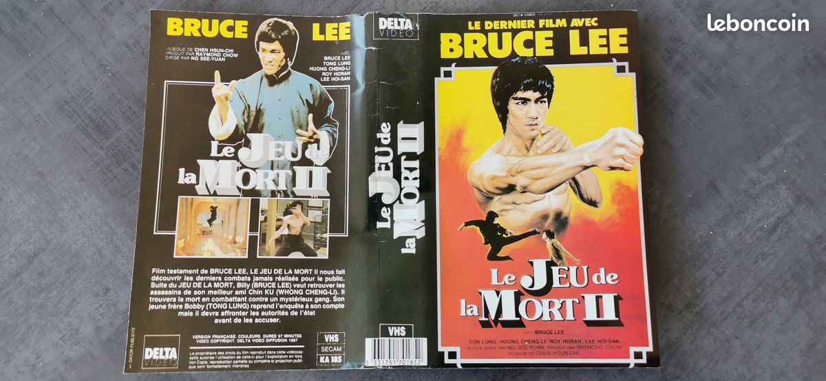 Jaquette ORIGINALE du jeu de la mort 2 Bruce Lee (image 1)
