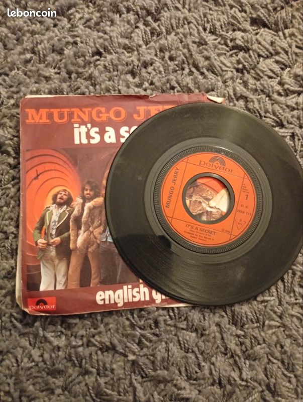 Vinyle 45t Pop Rock Mungo Jerry (image 3)