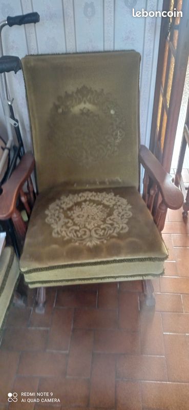 Banquette et 2 fauteuils vintage (image 1)