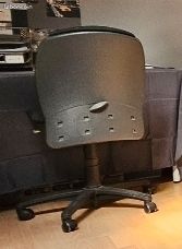 Fauteuil de bureau noir (image 3)