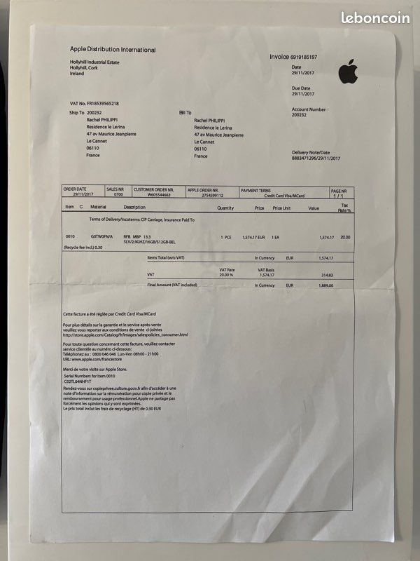 Macbook Pro Touchbar 16gb ram /512gb ssd (image 10)