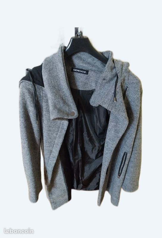 Manteau femme de la marque Cache-Cache gris taille 44 (image 1)