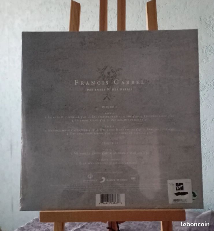 Francis Cabrel "Des Fleurs et Des Orties" Vinyle 2008, Neuf et Scellé (image 2)