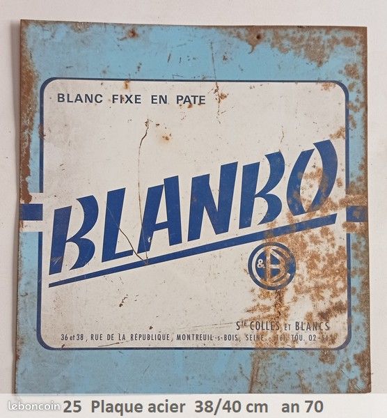 Plaques publicitaires diverses (image 10)