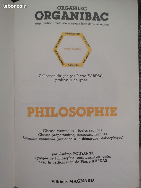 Ouvrage de philosophie pour la terminale (image 2)