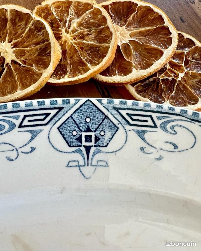 Ravissant plat de service vintage - Germaine Sarreguemines (image 2)