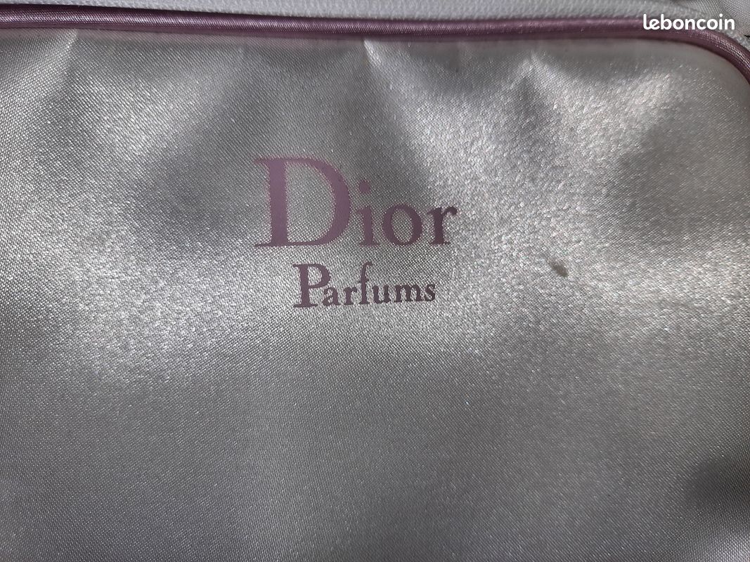 DIOR Trousse à maquillage blanche et rose très bon état (image 1)