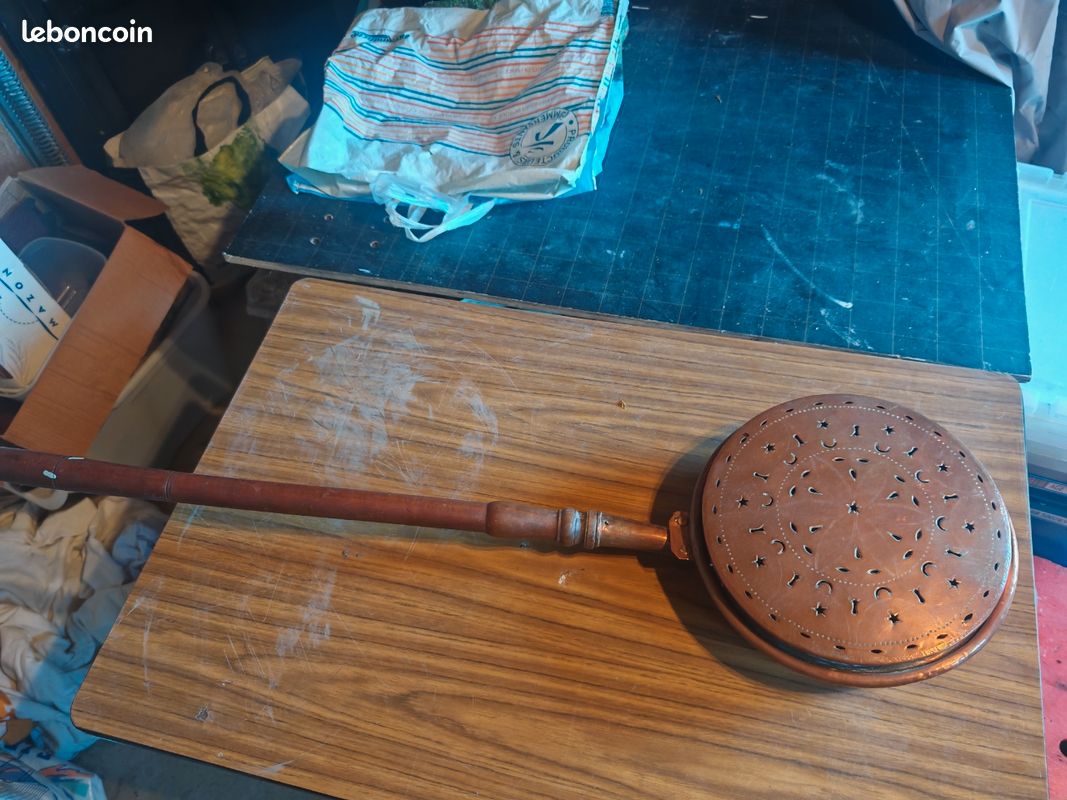 Bassinoire chauffe lit cuivre (image 2)