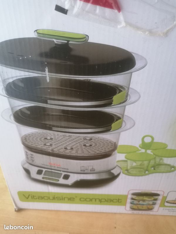 Cuiseur vapeur Tefal compact Vitacuisine VS4003 neuf (image 1)