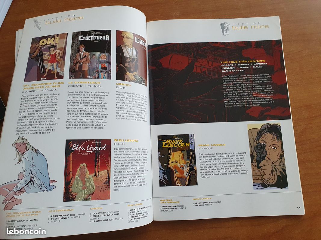 Catalogue 2002 éditions Glénat collection de BD bandes dessinées 77 pages dont Titeuf, Mafalda (image 10)