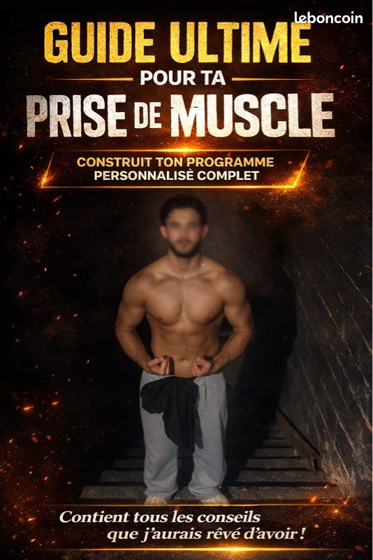 E-book Guide ultime prise de masse: ton programme, ta nutrition et des conseils (image 1)