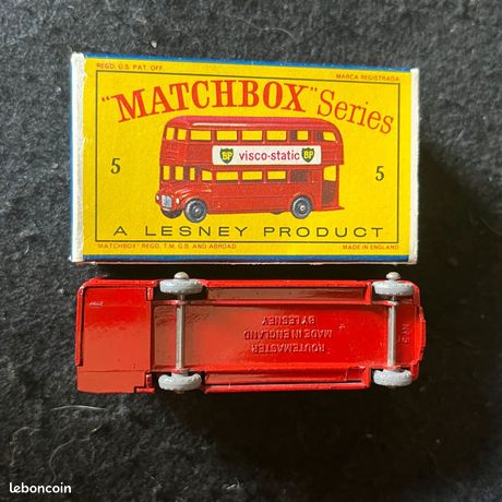 Matchbox Ancien N°5 - Bus BP Visco Static - MINT Boîte MINT - NEUF