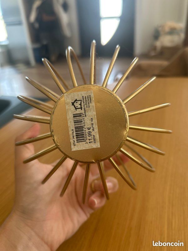 Objet déco dorée poire (image 2)