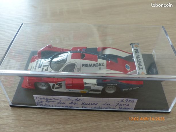 COUGAR C12 #13 1986 24H DU MANS Team T Kit Monté 1/43. | UK