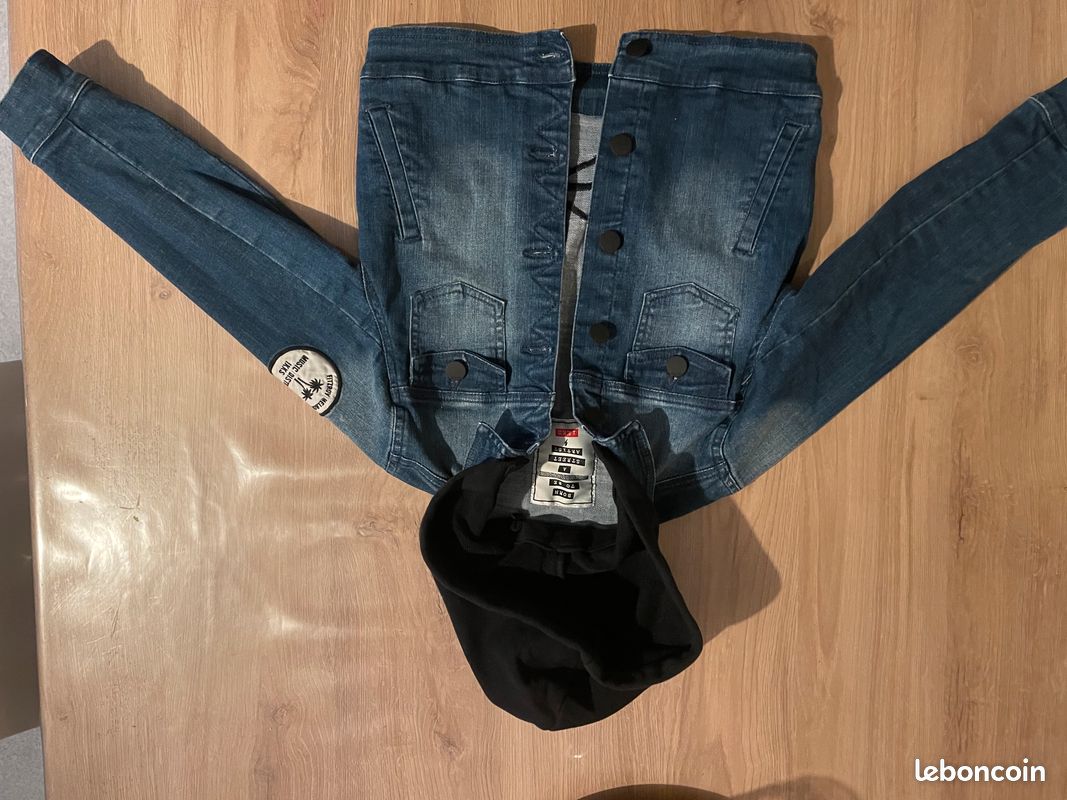 Veste Jeans à capuche IKKS Vêtements