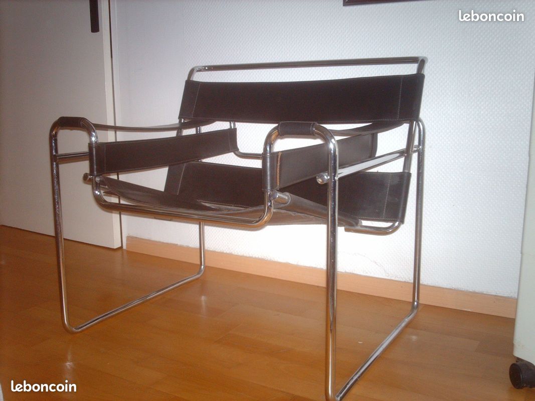 Fauteuil wassily b3 marcel breuer (image 1)