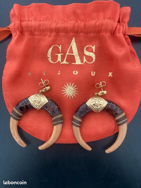 Boucles d’oreilles GAS (image 1)