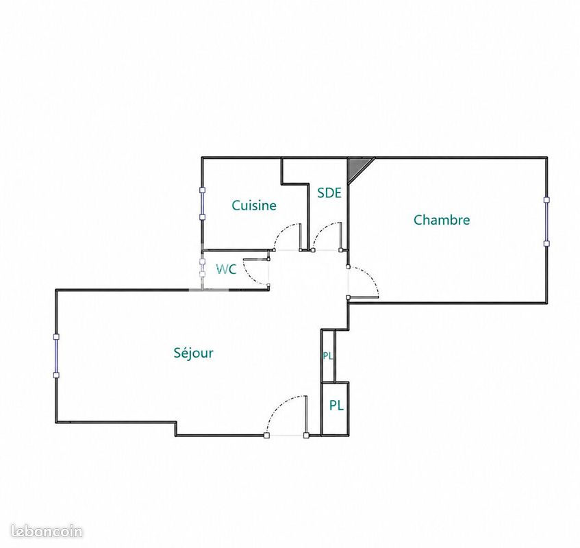Appartement 2 pièces 38 m² · à Paris · 38 m² · 315 000 €