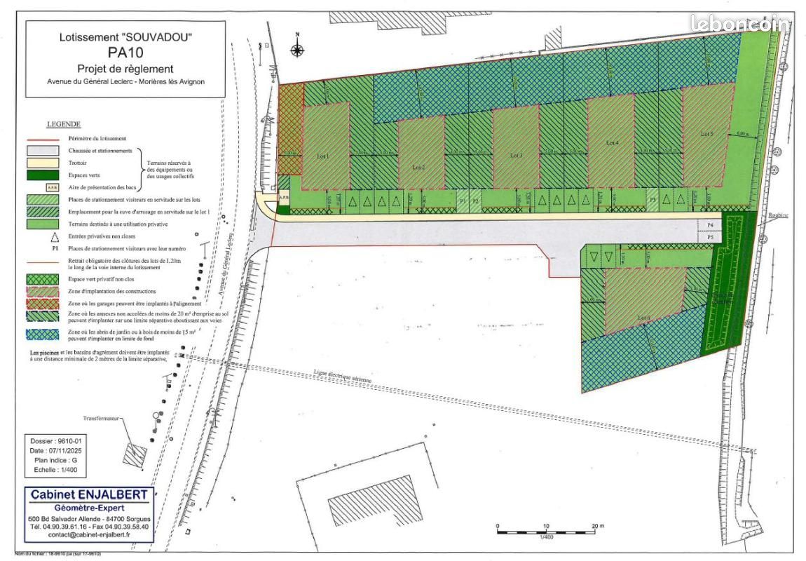 Terrain 529 m² Morieres Les Avignon (image 4)