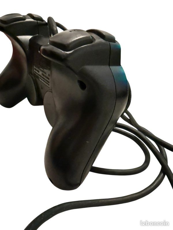 Manette Gamester Bleue Pour PS1/PS2 - D'occasion, Bonne état De Fonctionnement