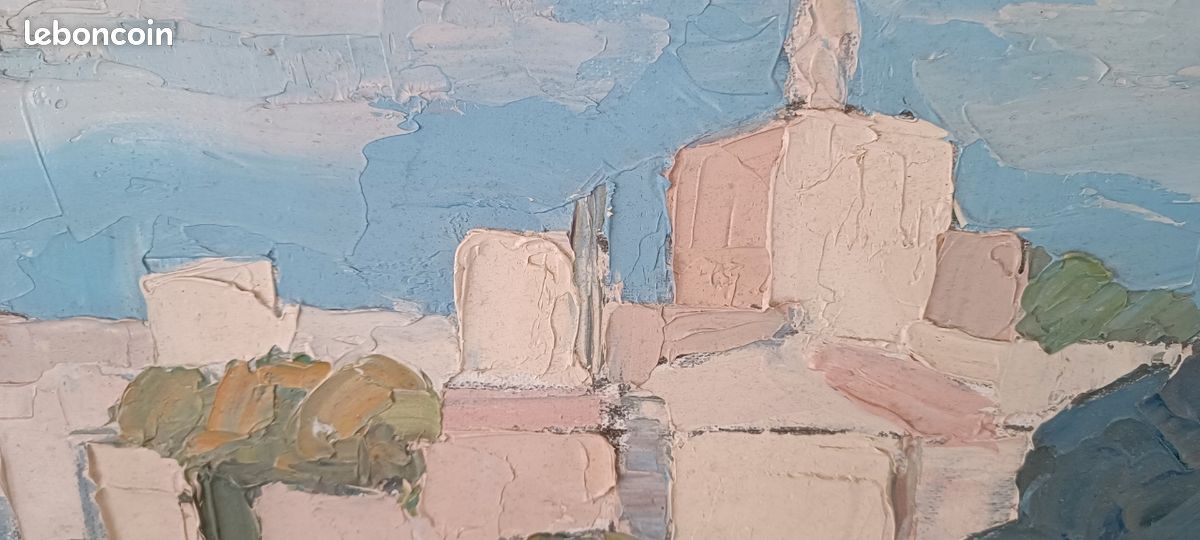 Tableau huile, peinture aux couteaux Jean Wassmer (image 5)