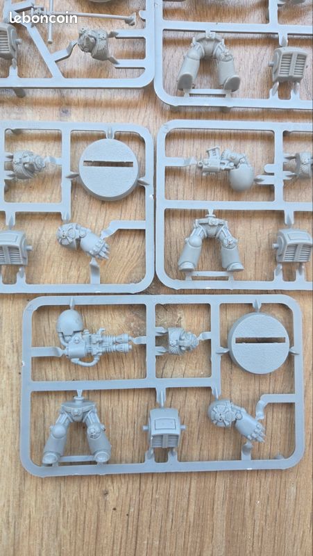 5 Terminators Space Marines - Warhammer 40K - P-009P0 - Figurines Neuves