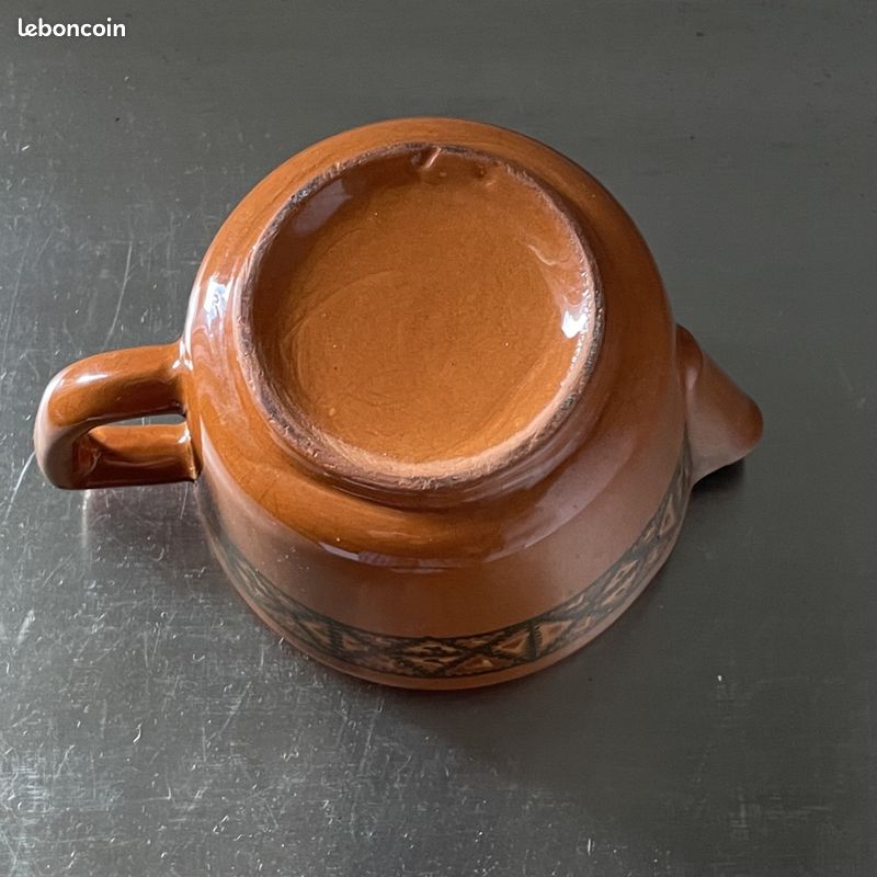 Saucière en terre cuite, artisanat marocain (image 5)