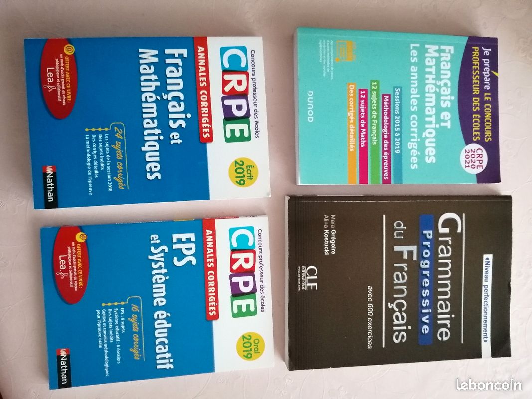 Vends 4 livres pour CRPE (image 1)