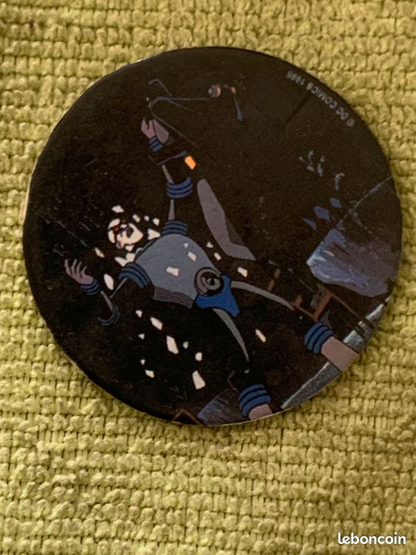 Pog BATMAN 99 DC COMICS 1995 Pogs Kini Kinis Slammers Caps Tazos Retro