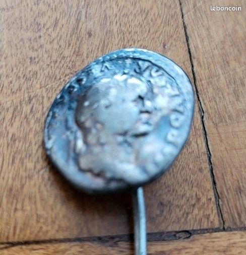 Épingle à Cravate Ancienne Micromosaïque XIXe Siècle - Pièce Vintage