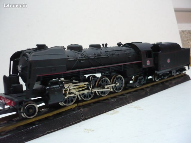 HJ2430 SNCF Locomotiva a vapore 141 R 44 dep. Sarreguemines ep.III