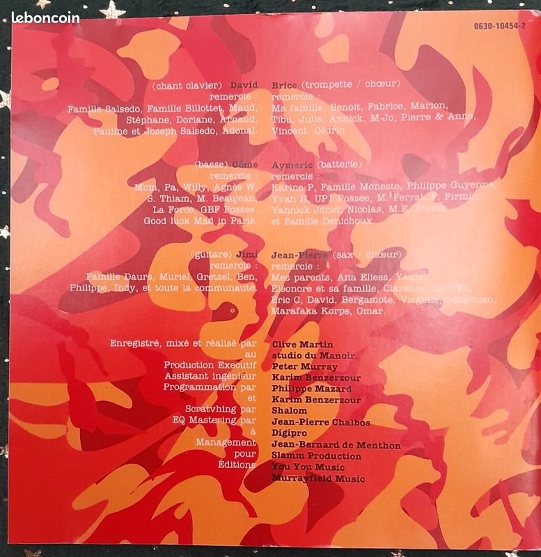 CD du groupe SILMARIS "SILMARILS" (image 2)