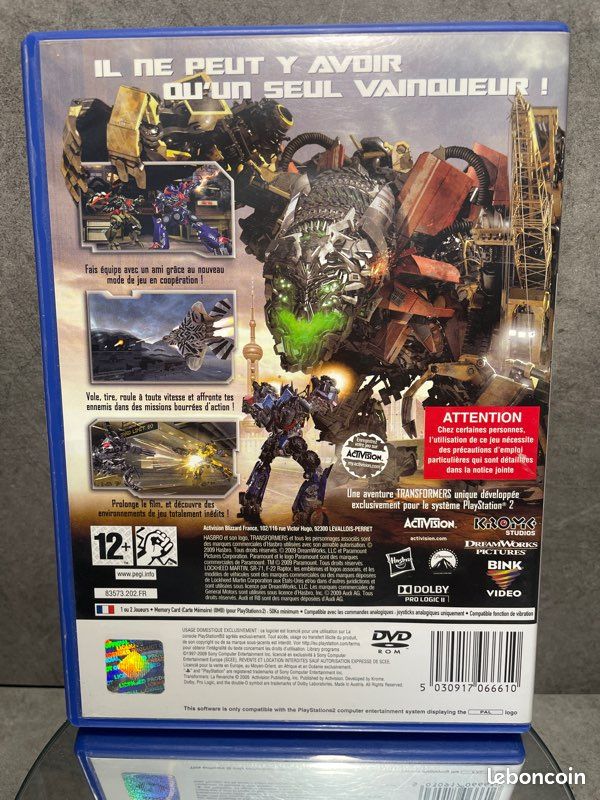 Transformers - le jeu - PS2 Games video game - Price & Rarity