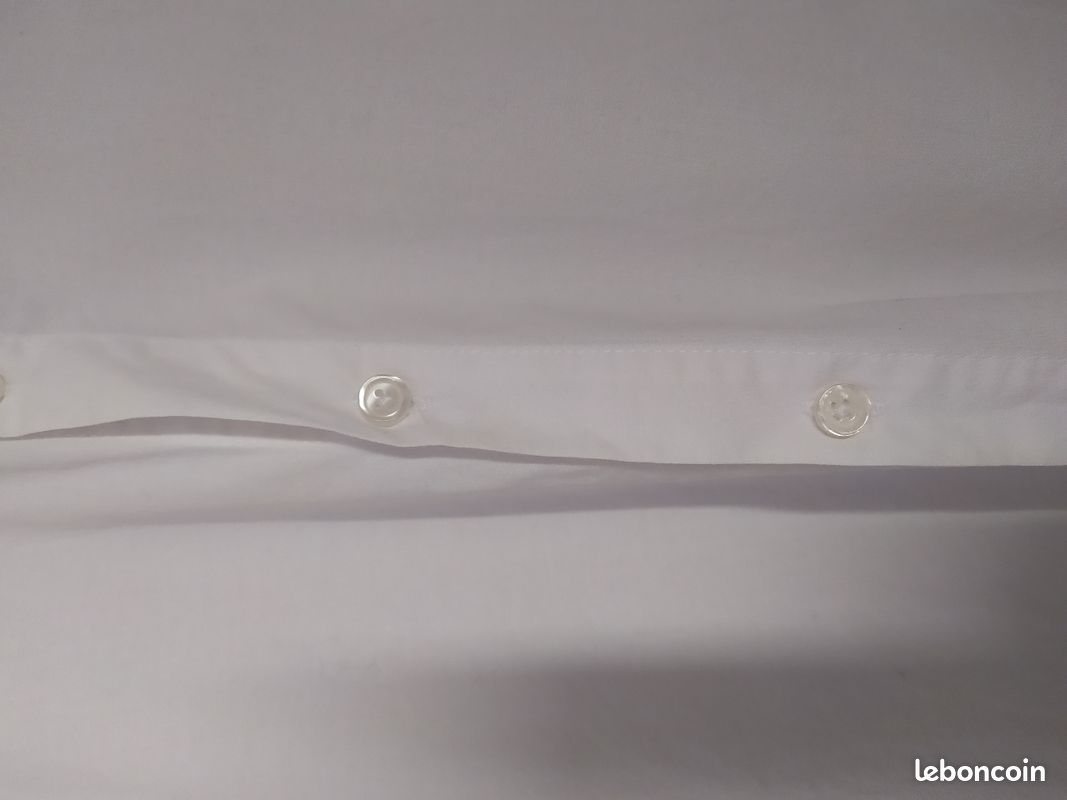 Chemise blanche unie (image 2)