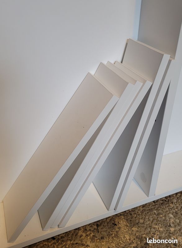 Armoire salle de bain 3 miroirs blanche (image 4)