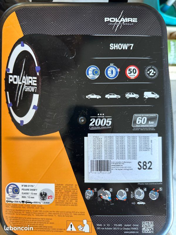 Chaussettes neige Polaire Show'7 S82 – Neuf sous boîte - Main Image