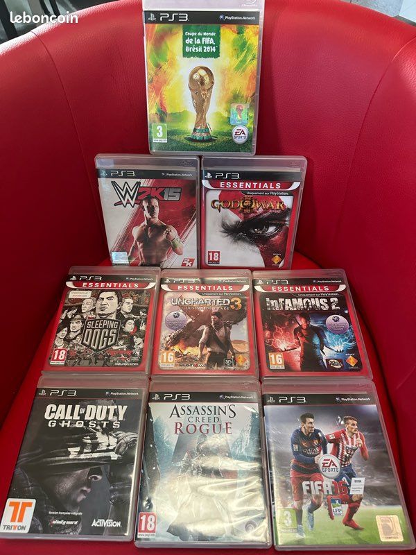 Lot de 14 jeux vidéos ps2-ps3-ps4 (image 1)