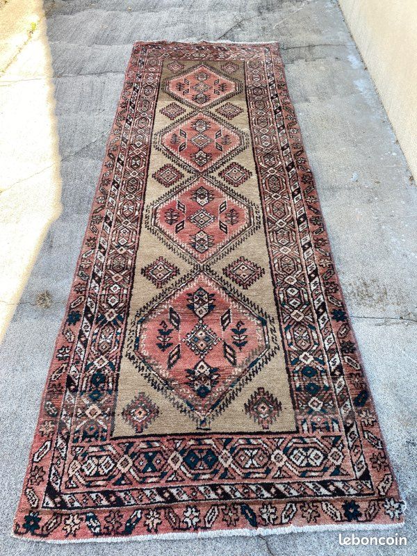Vintage Relief Tissé à la Main Tapis de Perse 320x261 cm