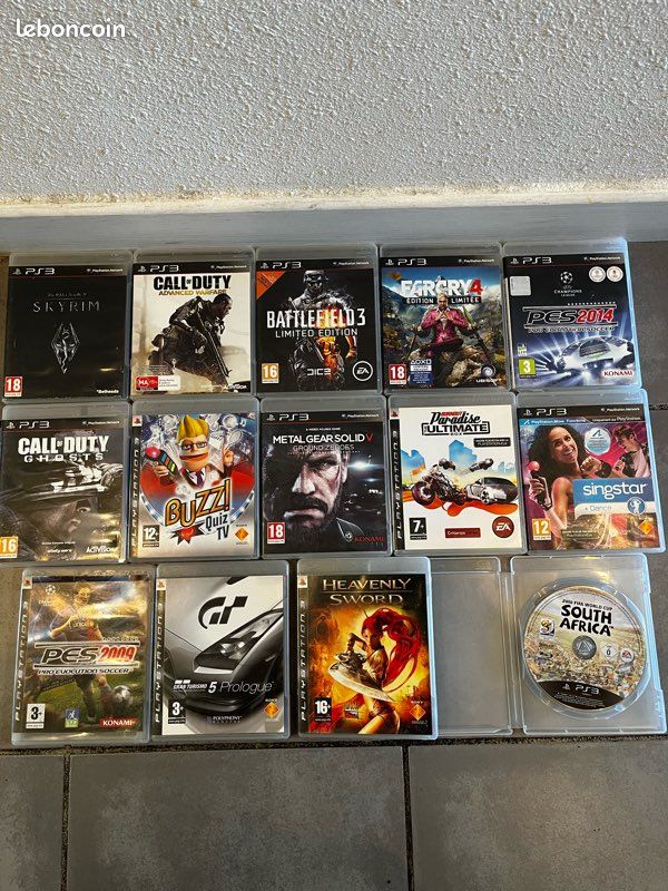 ② Lot de 8 jeux PS3 CIB Pal Fr - Jeux | Sony PlayStation 3