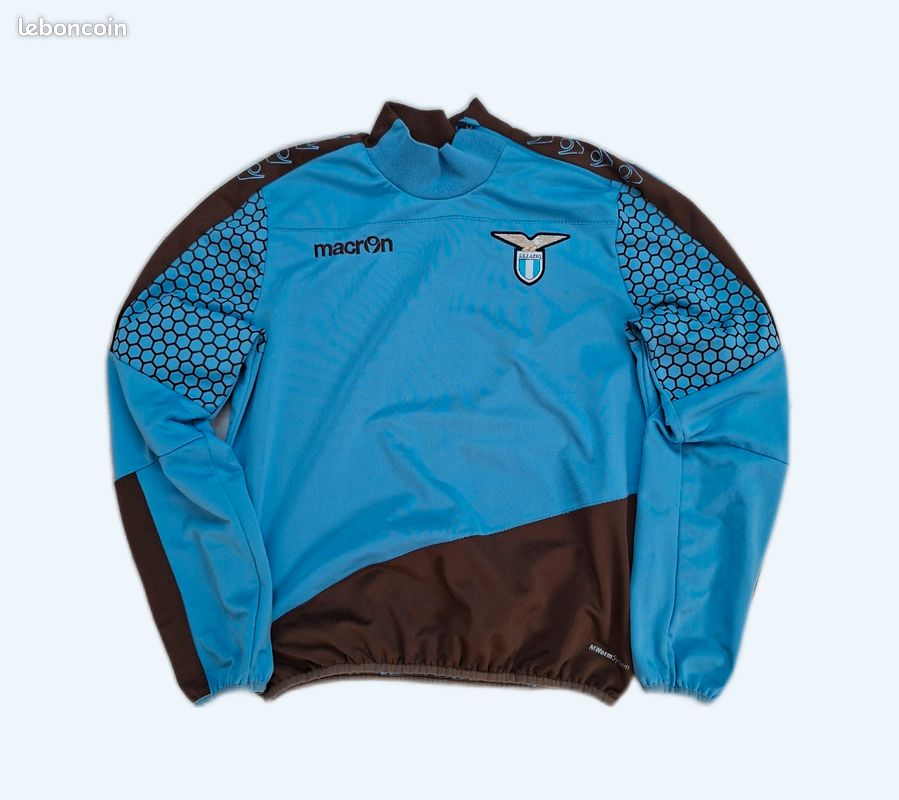 Maillot D’entraînement SS Lazio – Série A – Macron – Bleu – Taille M – Football Italien