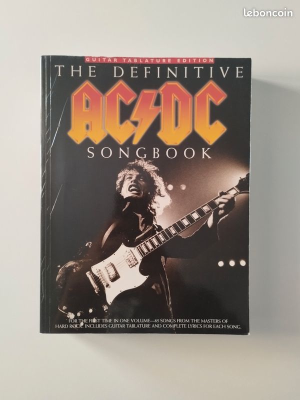 Partitions AC/DC The Definitive AC/DC Songbook - Pour Guitaristes Et ...
