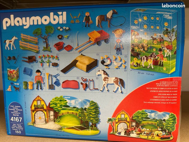 Playmobil Calendrier de l'Avent Animaux de la ferme (70189 ) au meilleur prix sur