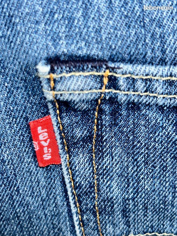 Carton58) Lots de deux Jeans Homme LEVI ‘STRAUSS&CO taille 42 voir toute les mesures (image 8)