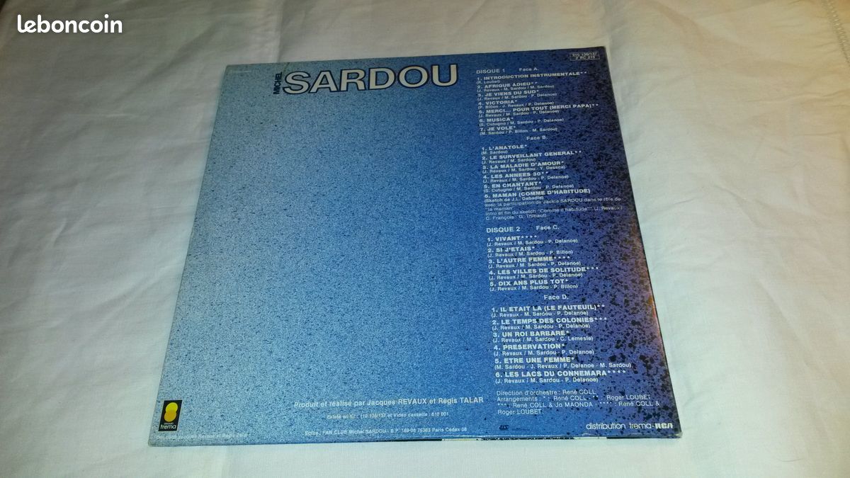 Lot de vinyles 33t et 45t SARDOU (image 5)