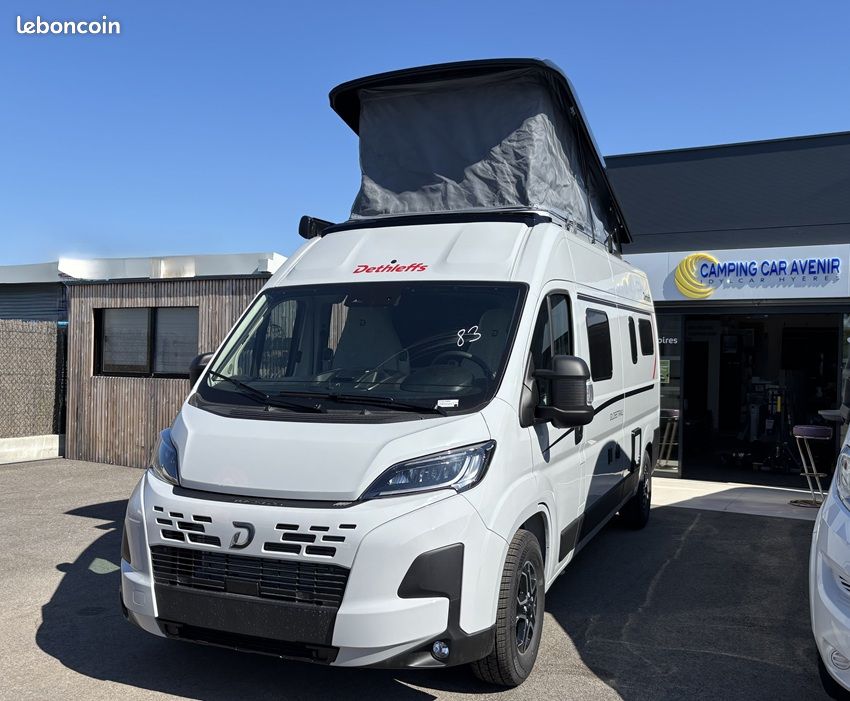 Camping-car Fourgon aménagé Dethleffs globetrail 600 DS toit relevable pack 95 ans (image 1)